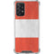Peru Flag Distressed Galaxy A72 5G Clear Case